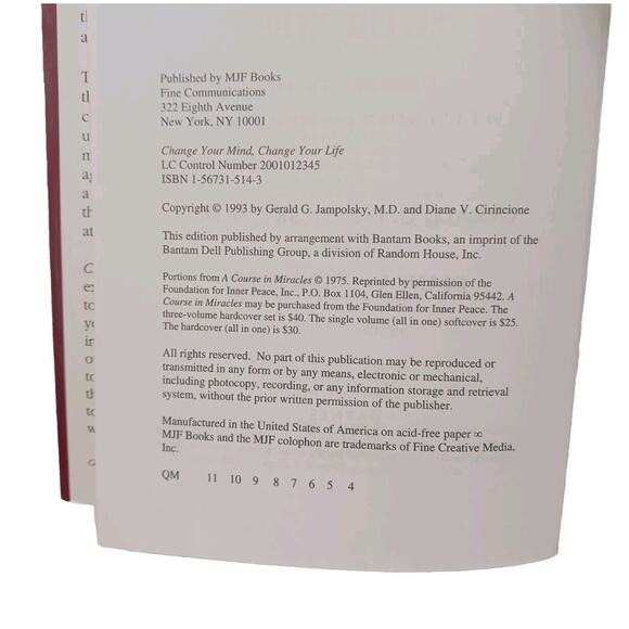 Change Your Mind Change Your Life How To Replace Anger Anxiety Fear Illness - Picture 3 of 7